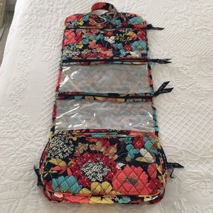 Vera Bradley travel storage vanity cosmetics case